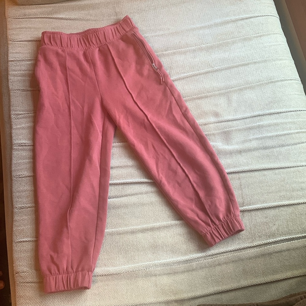 Old navy pink/red size small (6-7) jogging pants for youth